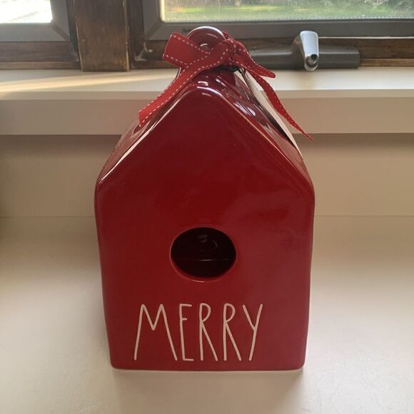Rae Dunn “Merry” Birdhouse - Picture 3 of 4